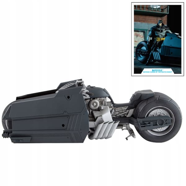 Batcycle (White Knight) set from the DC Multiverse range