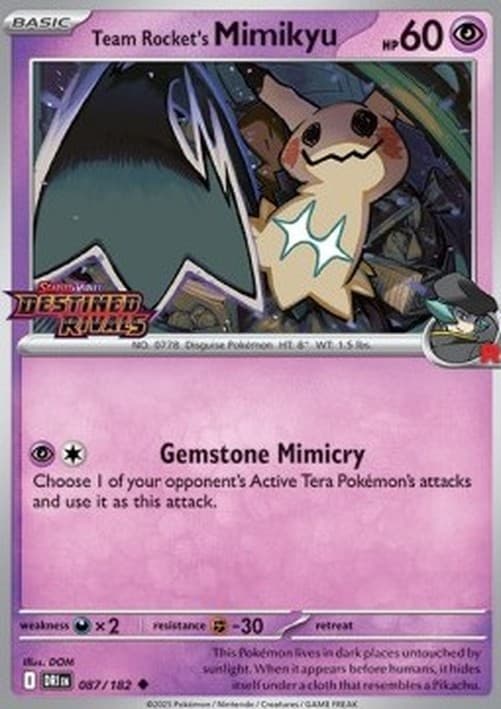 Pokemon Team Rocket's Mimikyu