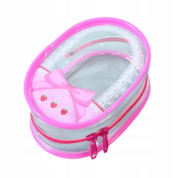 Clear figures from the Display Bag Fani, showing a PVC handle without a clasp