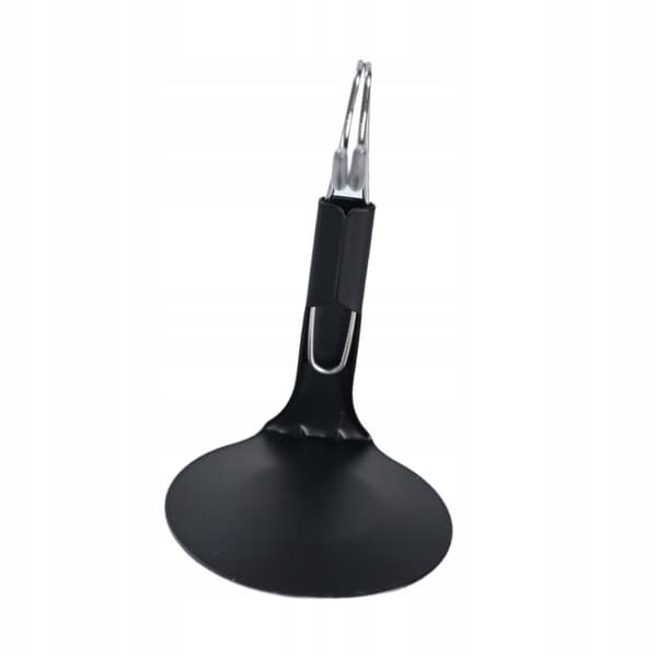Action figure display stand – Adjustable metal frame – Portable doll stand – M – Black