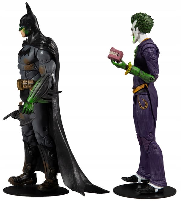 Batman vs Joker Arkham DC Multiverse Figurine Set