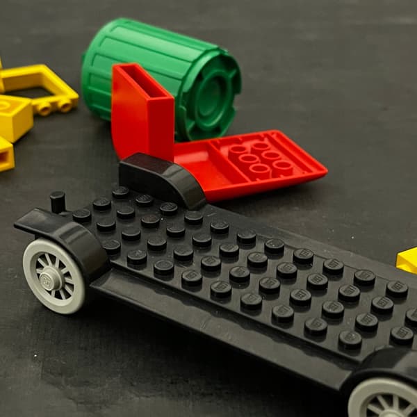 3634 LEGO Car with a green basket