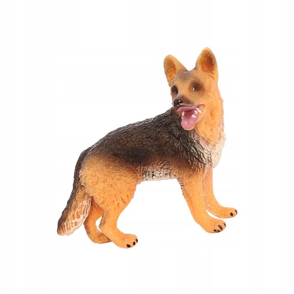 PLASTIC DOG FIGURINE – TABLE DECORATION – ANIMAL MODEL