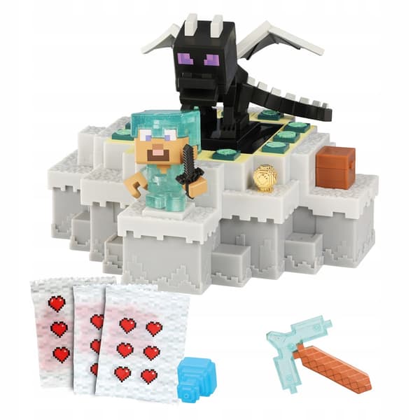 MINECRAFT TREASURE X CAVES & CLIFFS COLLECTIBLE FIGURES SET