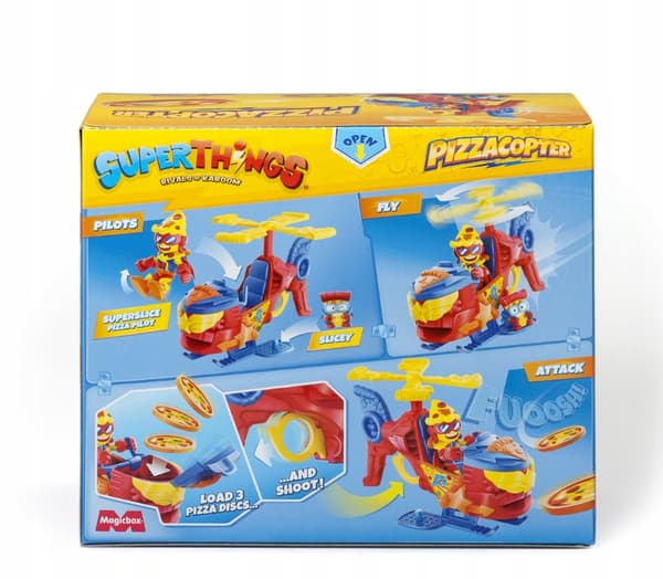MAGICBOX SUPERTHINGS PIZZACOPTER FIGURES – SUPER GIFT SET FOR CHILDREN’S DAY