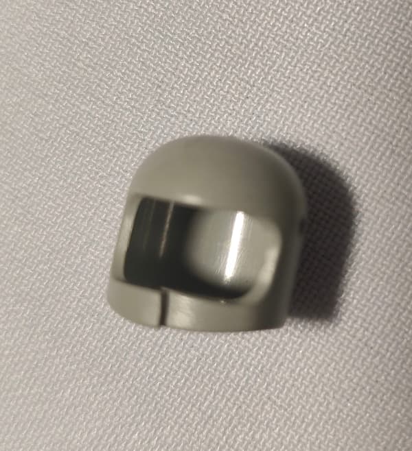 Lego 193a2 Light Grey Castle Helmet, 1 piece