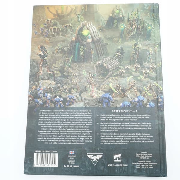 Warhammer 40,000 Necrons Codex: Army Book (German)