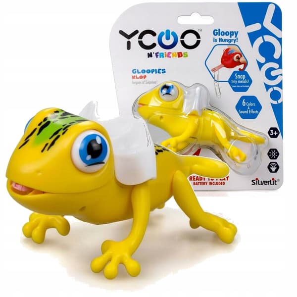 Dumel Gloopy Lizard figurine – yellow lizard
