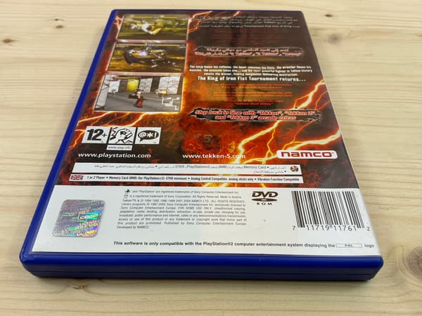 TEKKEN 5 – disc in excellent condition, complete set, ANG, PS2