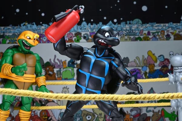 NECA TMNT 4-Pack Capsule Warrior Action Figures Accessory Set, 18 cm