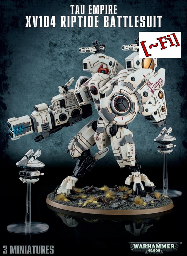 Warhammer 40 000: XV104 Riptide-stridsdräkt
