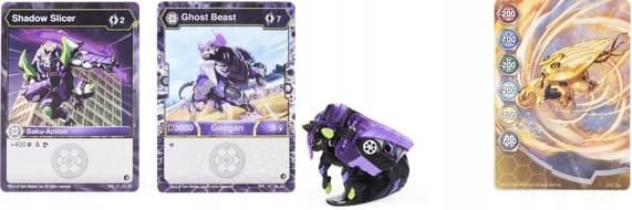 BAKUGAN GEOGAN RISING DARKUS GHOST BEAST FIGURINE