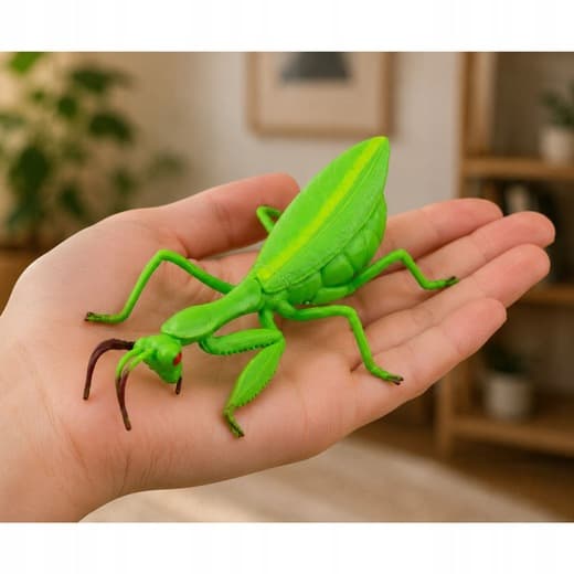 GREEN STRETCHY RUBBER FIGURINE