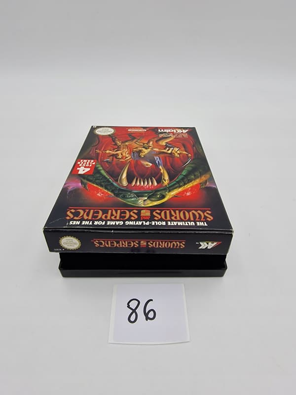 NINTENDO NES SWORDS AND SERPENTS