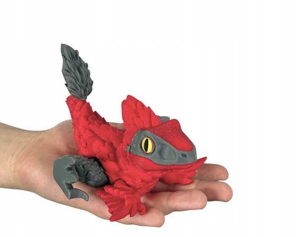 Pyroraptor dinosaur 3D moving figurine inspired by the feathered predator