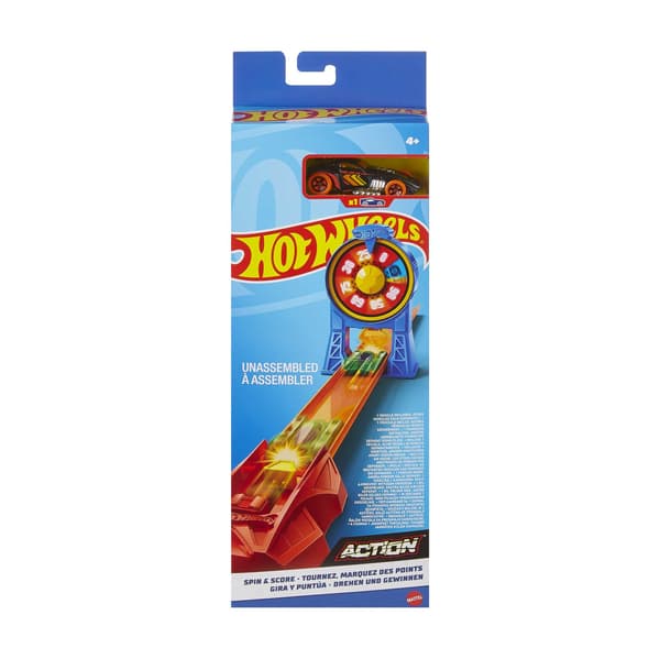 HOT WHEELS CAR TRACK: BASIC CHALLENGE – SPIN AND WIN + 1 CAR