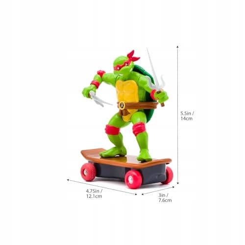 Riding Ninja Turtle action figure 71024 12 x 13 cm X4C27