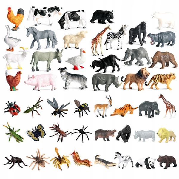 Arctic Animal Model Decor: Penguin Science, 14-piece set