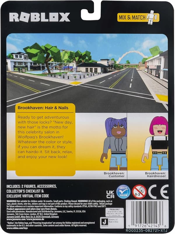 Roblox Celebrity Collection: Brookhaven Hair & Nails – IN-GAME SKIN CODE