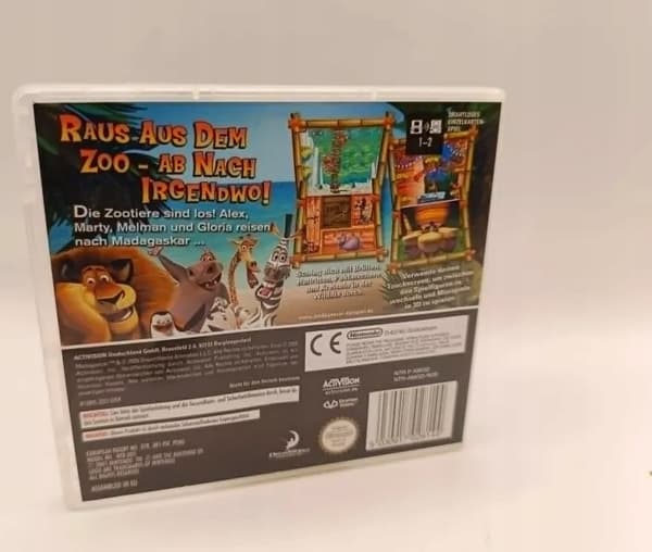 MADAGASCAR GAME FOR THE NINTENDO DS