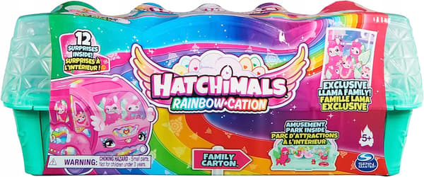 Hatchimals Llama Family Rainbow-Cation Egg Figure Set by Spin Master
