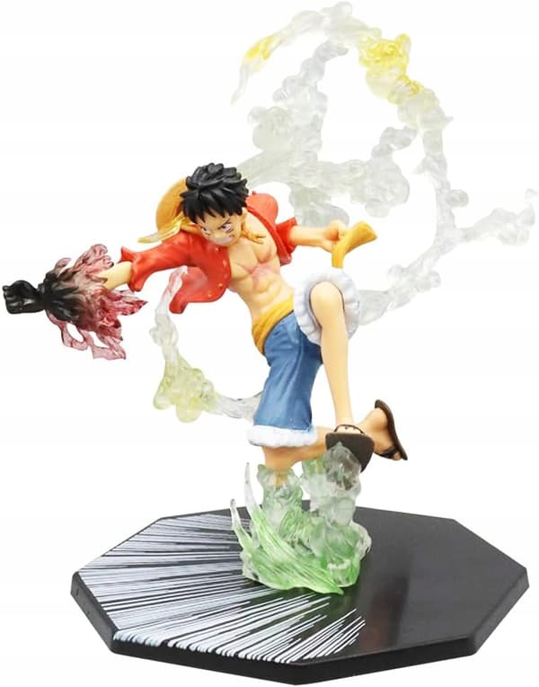 13.01.B11 Standing Monkey D. Luffy anime figurine, 17 x 12.5 cm