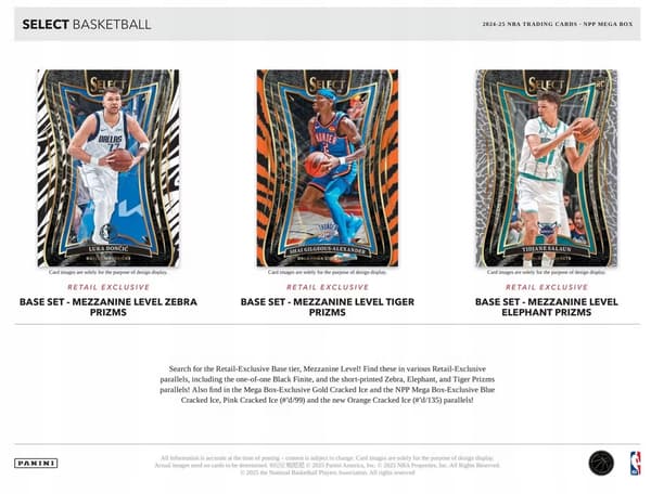 2024–25 Panini Select Basketball Mega Box