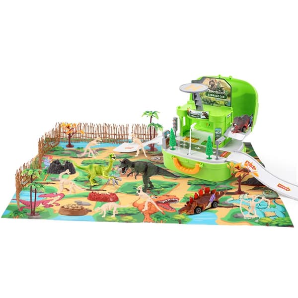 Dinosaur toys Activity mat Vehicles Trees Rocks Map Storage box