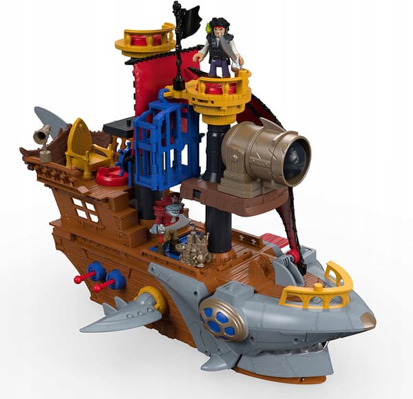 FISHER-PRICE Imaginext Shark Bite Pirate Ship Set