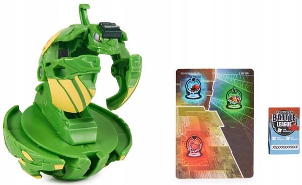 BAKUGAN DEKA MANTID LARGE TRANSFORMING SPHERE FIGURINE + CARD