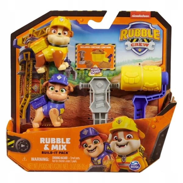 PSI PATROL RUBBLE & CREW KINETIC SAND SET + RUBBLE