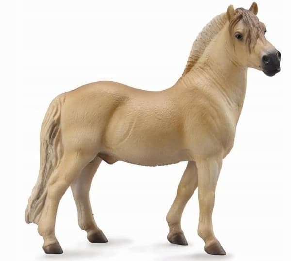 A CHESTNUT FIORD STALLION, COLLECTA