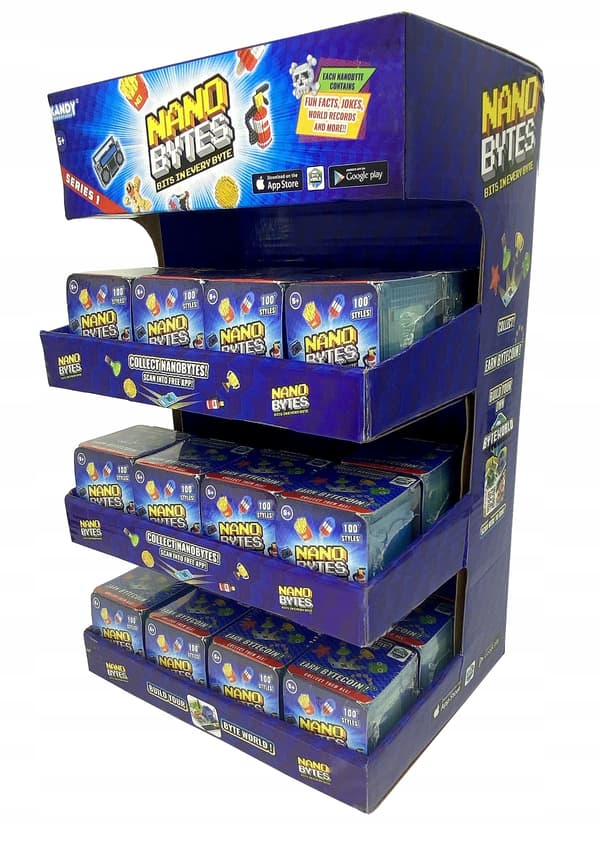 NANOBYTE BOX WITH TWO NANOBYTE FIGURINES