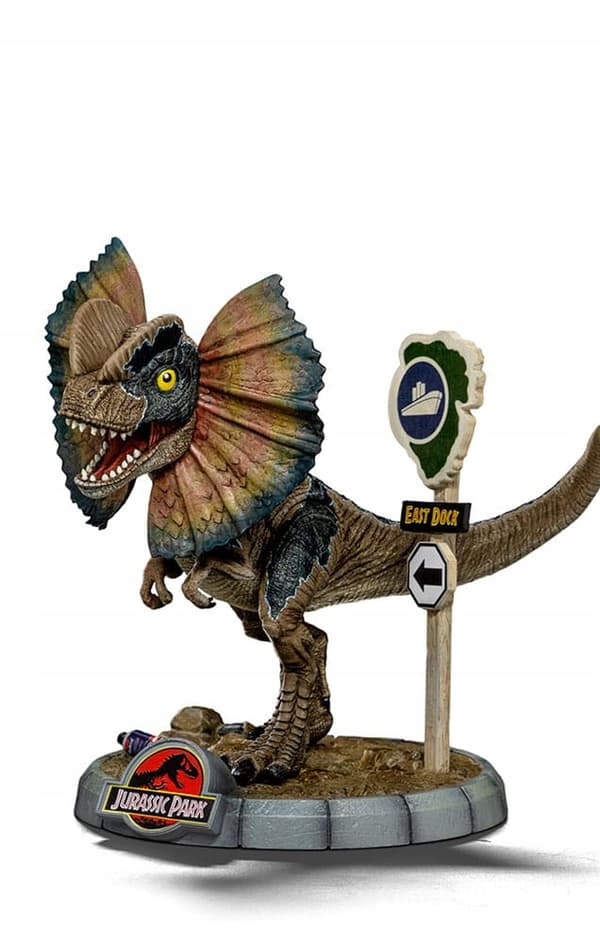 IRON STUDIOS JURASSIC PARK – DILOPHOSAURUS MINI-FIGURE