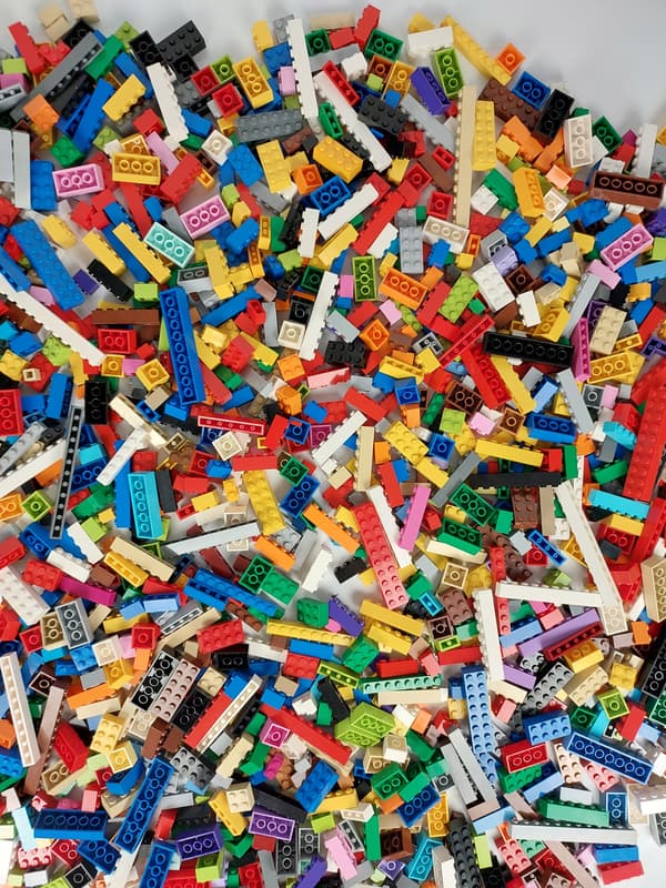 LEGO BRICK MIX – Colourful Building Bricks. Sorted, Genuine, 1kg