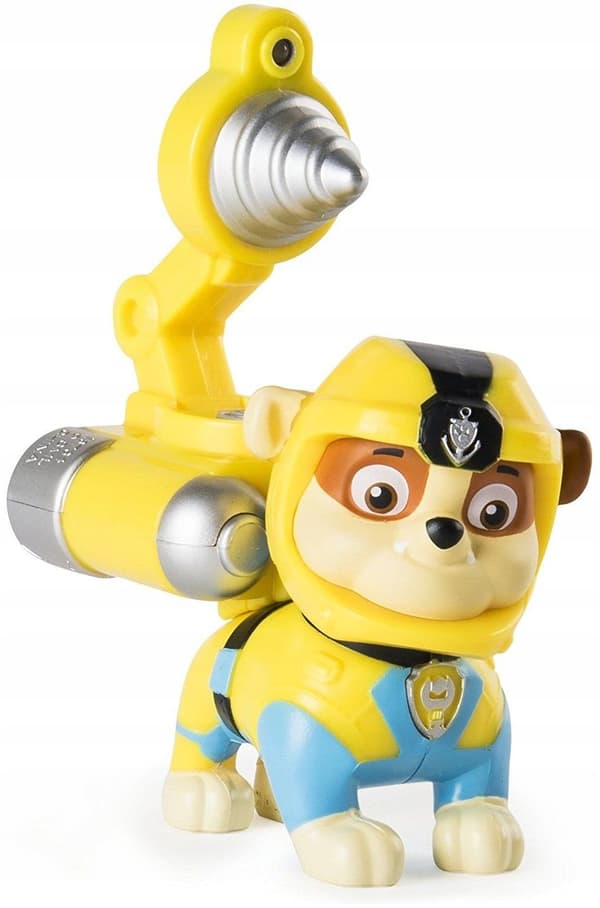 PSI MARINE PATROL RUBBLE ACTION FIGURE WITH LIGHT