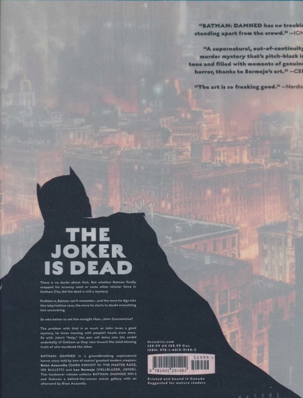 Batman: Damned by Brian Azzarello and Lee Bermejo