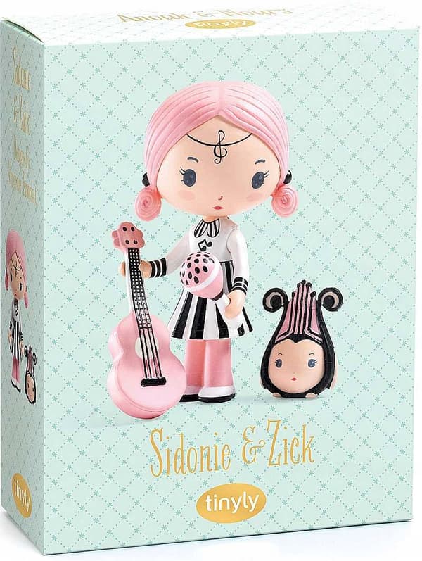 Djeco TINYLY Figurines: Sidonie & Zick, ages 4–9