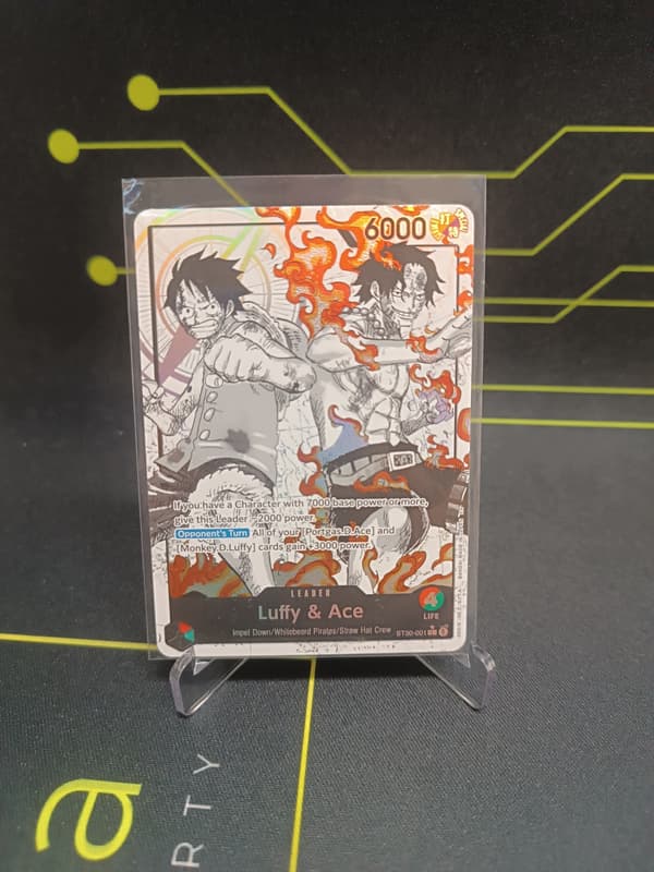 One Piece TCG – Luffy & Ace (ST30-001) (V.2) – ENG