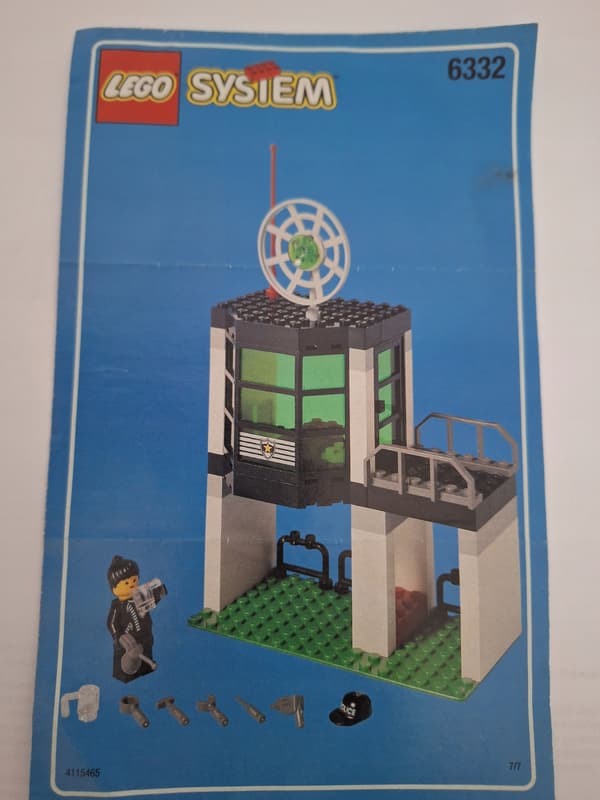 LEGO 6332 City instructions. Retro LEGO. (R)