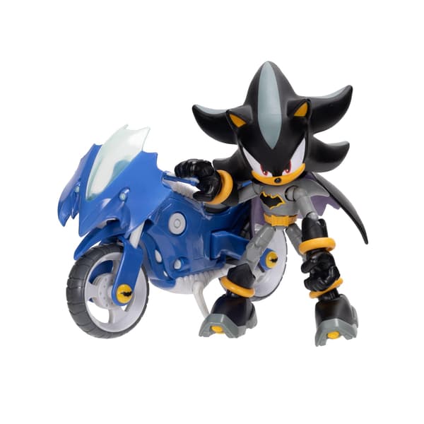 Batman and Batcycle Sonic Shadow 13 cm Interactive Toy Set