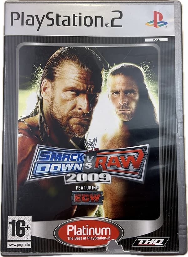 WWE SMACKDOWN VS RAW 2009 – ‘Ideal’ edition – complete PS2 set