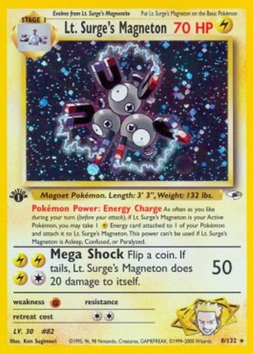 Pokemon Lt. Surge's Magneton