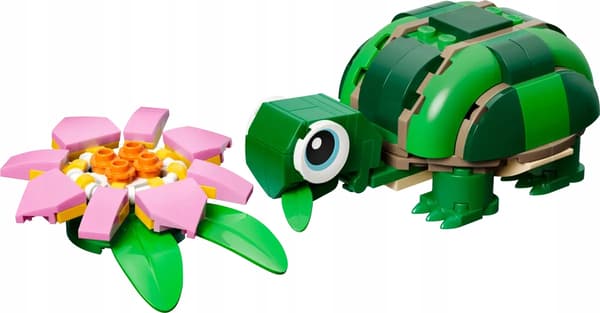 LEGO Creator 3-in-1 Turtle and Water Lily 31377 – bricks, chameleon, frog, bag