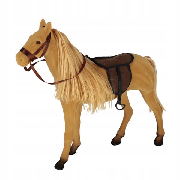 Flock-Coated Horse with Accessories by Mega Creative 569730 Mega Creative