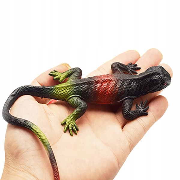 6x REALISTIC STRETCHY RUBBER LIZARD SQUASHY TOY – PRANK GIFT