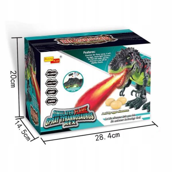 Interactive Dinosaur: Breathes Fire, Laying Eggs, Moves, Glows, Makes Sounds