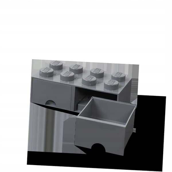LEGO 2-Drawer Container for Bricks, 8, Dark Grey, 50cm, NHG