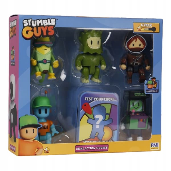 STUMBLE GUYS ACTION FIGURES – Set of 6 figures