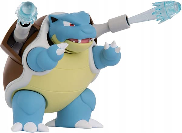 POKEMON Blastoise Turtok Figurine with Attack Function